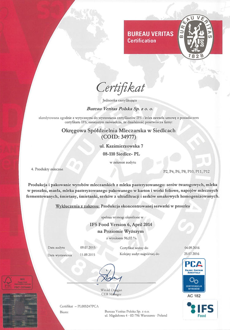 certyfikat 2015